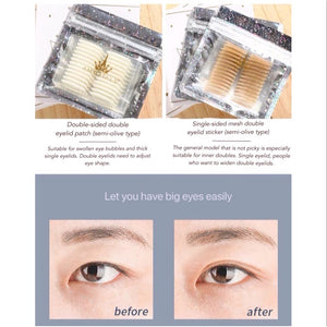 AMORTALS KOREA Single-sided or Double-sided Invisible Double Eyelid Patch Amortals 尔木萄单面双面隐形双眼皮贴