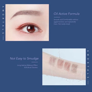 AMORTALS Eyebrow Pencil Waterproof Amortals 尔木萄防水砍刀眉笔