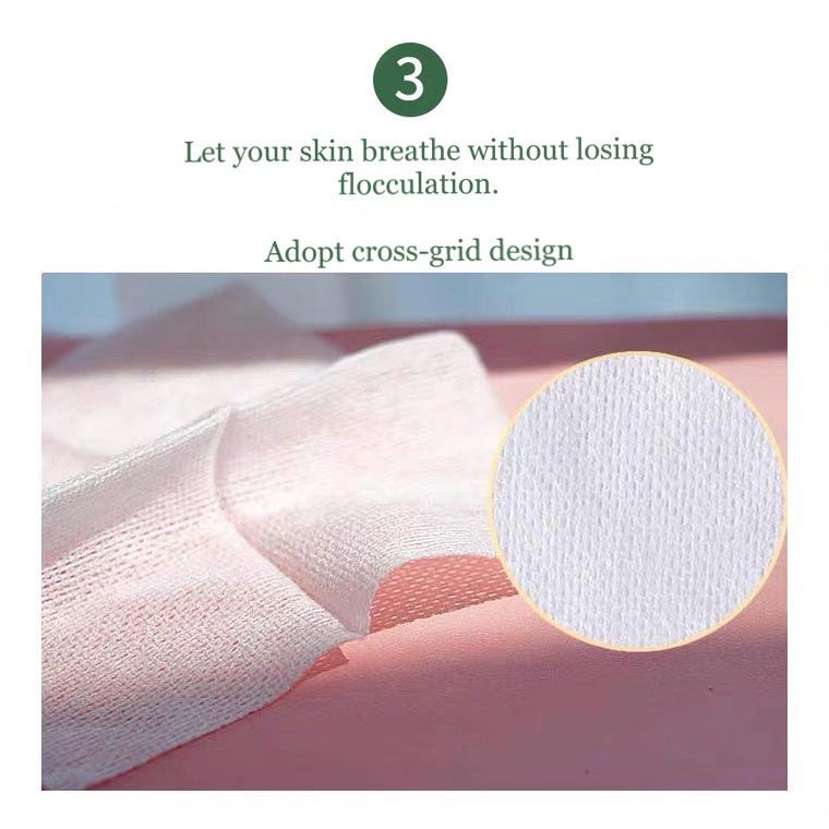 AMORTALS Special Cotton Pad for Wet Compress On Face Amortals 尔木萄可拉伸湿敷棉敷脸专用化妆棉