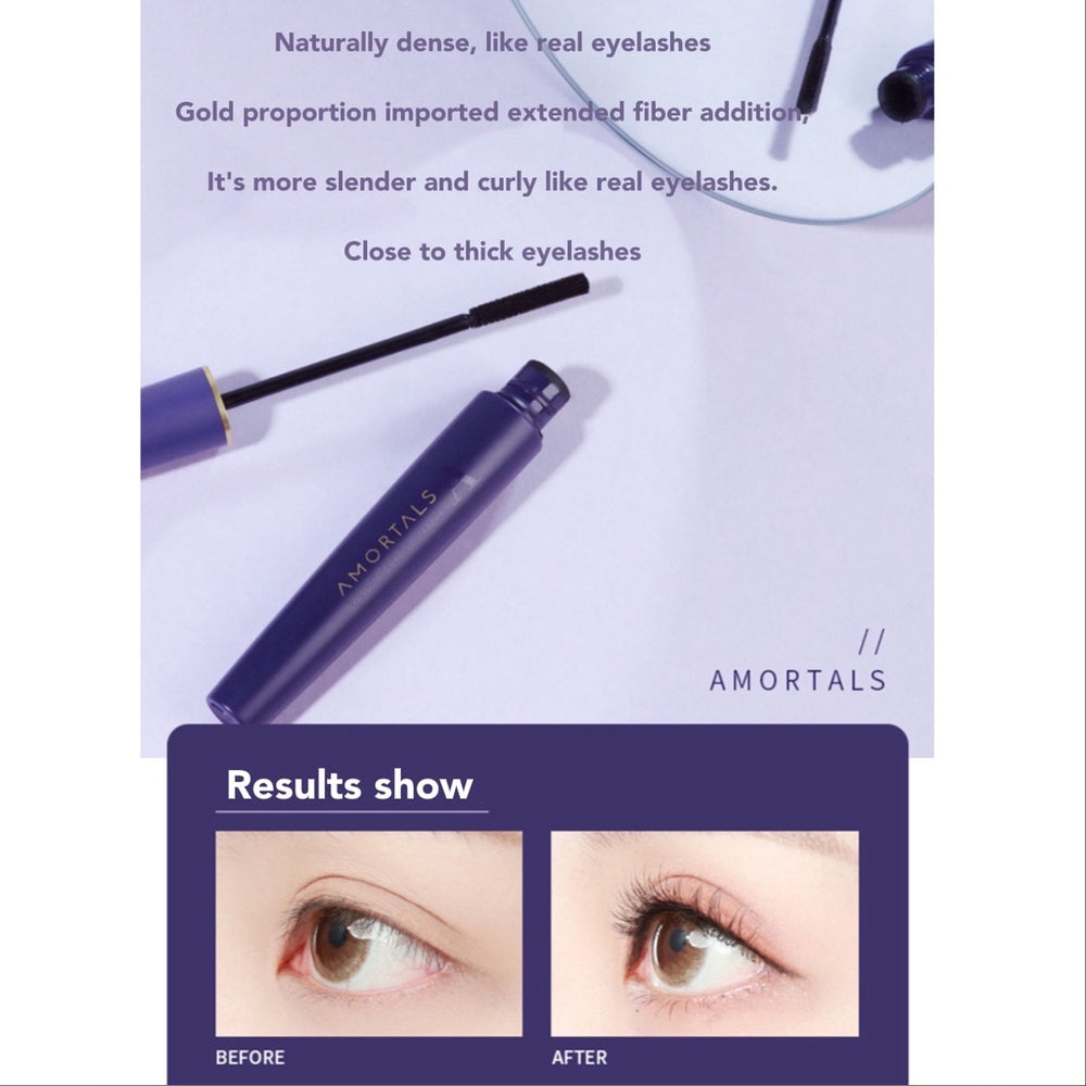 AMORTALS KOREA Thick Slender Mascara Amortals 尔木萄浓密纤翘睫毛膏持久