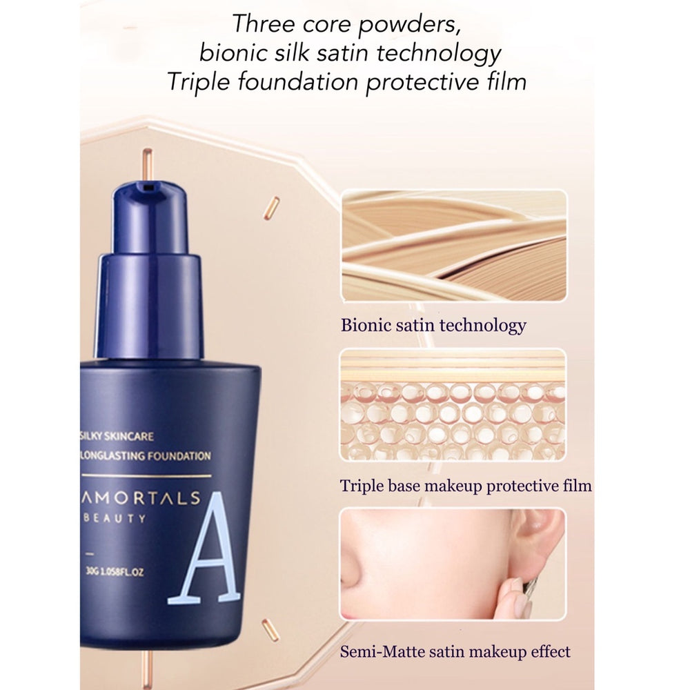 AMORTALS KOREA Sunset 8hrs Lasting Foundation Amortals 尔木萄持妆轻薄粉底液