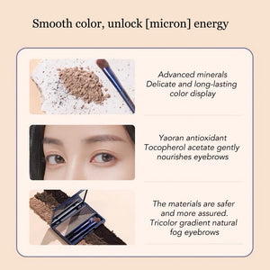 AMORTALS KOREA Natural Matte Eyebrow Powder Amortals 尔木萄三色眉粉盘