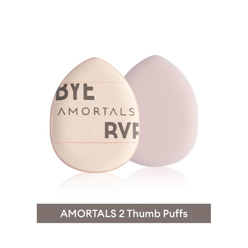 Amortals Finger Sized Mini Puff Concealer Puff 2pcs 尔木萄小不点遮瑕粉扑 2枚