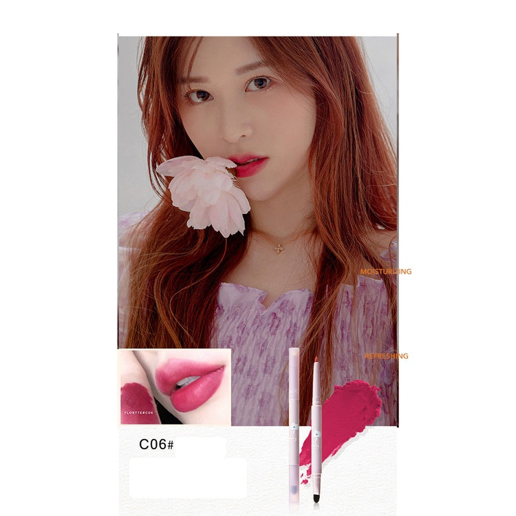 FLORTTE Trending Topic Today Matte Lip Liner Flortte 花洛莉亚今日热搜双头哑光唇线笔