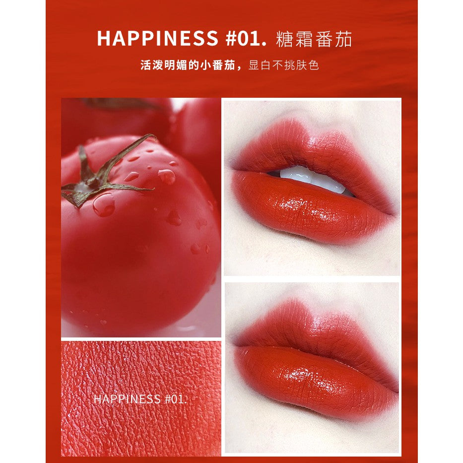 Flortte Wish Lip Tint Flortte Liquid Lipstick Glossy & Moisturising & Pigmented 花落利亚星愿唇釉 亮面保湿显白 花落利亚唇釉