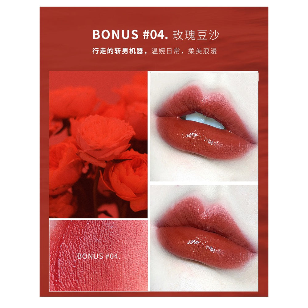 Flortte Wish Lip Tint Flortte Liquid Lipstick Glossy & Moisturising & Pigmented 花落利亚星愿唇釉 亮面保湿显白 花落利亚唇釉