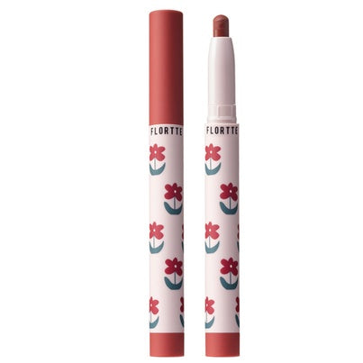 FLORTTE Lucky Flower Lipstick Pencil Velvet Matte Lipstick Flortte 花洛莉亚幸运花花唇膏笔 丝绒哑光唇膏口红