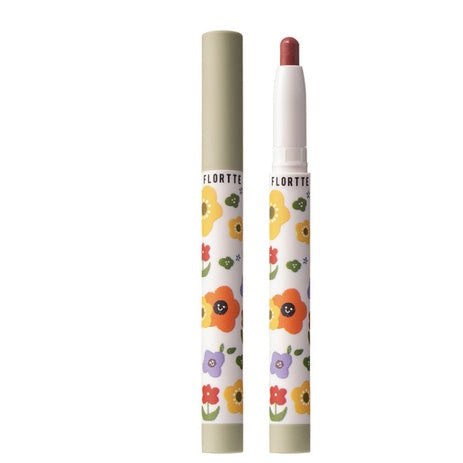 FLORTTE Lucky Flower Lipstick Pencil Velvet Matte Lipstick Flortte 花洛莉亚幸运花花唇膏笔 丝绒哑光唇膏口红