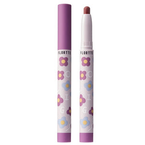 FLORTTE Lucky Flower Lipstick Pencil Velvet Matte Lipstick Flortte 花洛莉亚幸运花花唇膏笔 丝绒哑光唇膏口红