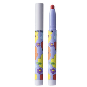 FLORTTE Lucky Flower Lipstick Pencil Velvet Matte Lipstick Flortte 花洛莉亚幸运花花唇膏笔 丝绒哑光唇膏口红