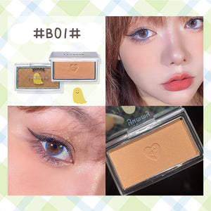 FLORTTE Yummy's Daily Blush Highlight Contour 花洛利亚Flortte心跳蹦蹦系列腮红高光打亮修容饼