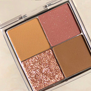 Flortte Moment PLOG Eyeshadow Palette 花落利亚即刻4色眼影盘 MilkTeaPalette EarthTone 奶茶盘大地色眼影盘 新手学生党必入 - 4 Colors