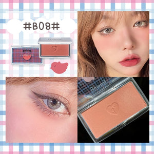 FLORTTE Yummy's Daily Blush Highlight Contour 花洛利亚Flortte心跳蹦蹦系列腮红高光打亮修容饼