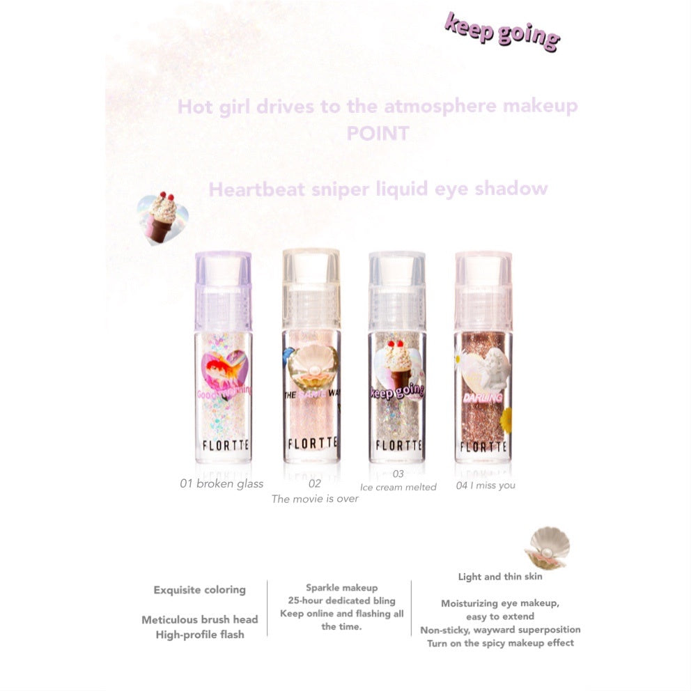 FLORTTE Heart Attack Liquid Eyeshadow Shining Flortte花落莉亚心动狙击液体眼影