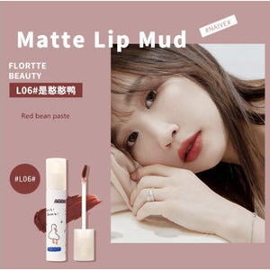 FLORTTE Quak! Matte Lip Mud Flortte Lipstick 花洛莉亚鸭鸭唇泥 显色持久滋润唇膏口红唇釉