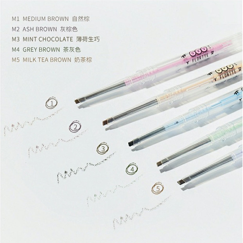 FLORTTE Mood Institution Fine Eyebrow Pencil Flortte 心情研究所系列细致眉笔