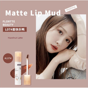 FLORTTE Quak! Matte Lip Mud Flortte Lipstick 花洛莉亚鸭鸭唇泥 显色持久滋润唇膏口红唇釉