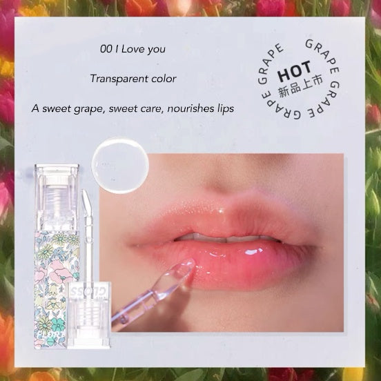 FLORTTE I Love You Jelly Lip Care Oil Flortte花落莉亚爱老虎油果冻护唇油