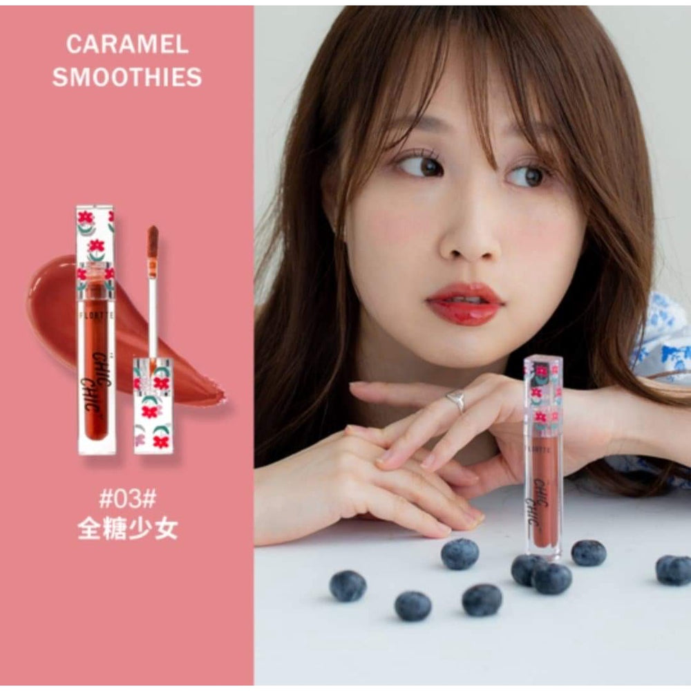 FLORTTE Jelly Glossy Liquid Lipstick Flortte 花洛莉亚Flortte大飒蜜系列果冻水光唇釉