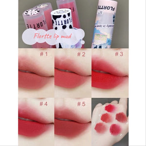 FLORTTE "Do You Drink Milk Today?" Airy Lip Mud  Flortte Airy Liquid Lipstick 花洛利亚Flortte “今天你喝牛奶了吗？”轻盈唇釉 空气唇釉