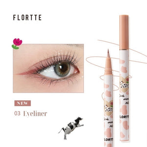 FLORTTE Wow So Light Liquid Eyeliner Flortte 花洛莉亚哇塞好细!彩色眼线液笔