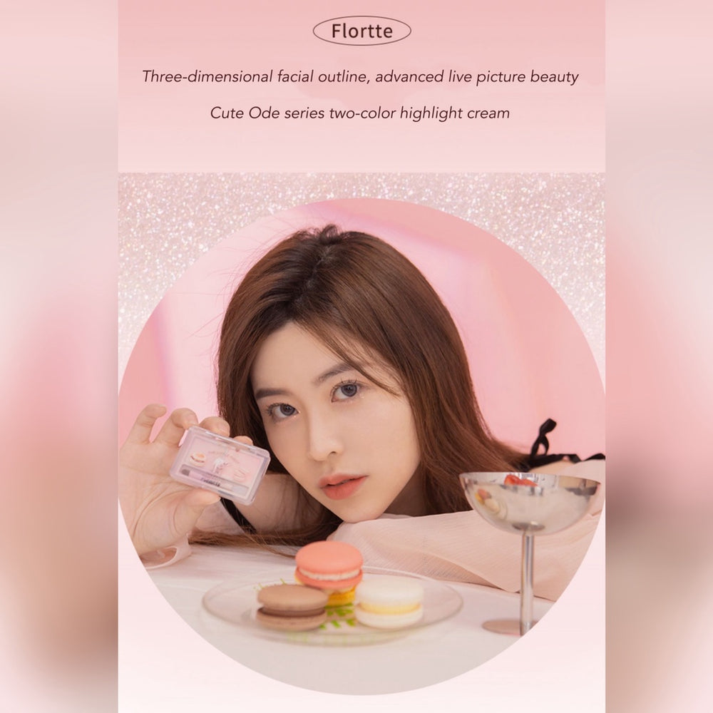 FLORTTE Cream Highlighter Duo Flortte 花落利亚双色高光膏