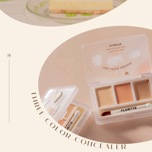 FLORTTE Cute Song Concealer Palette Flortte 花洛莉亚可爱颂系列3色遮瑕膏