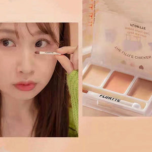 FLORTTE Cute Song Concealer Palette Flortte 花洛莉亚可爱颂系列3色遮瑕膏