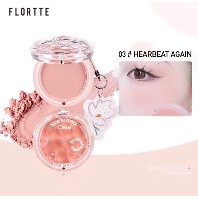 FLORTTE First Kiss Series Blush Flortte 初恋惹系列单色腮红