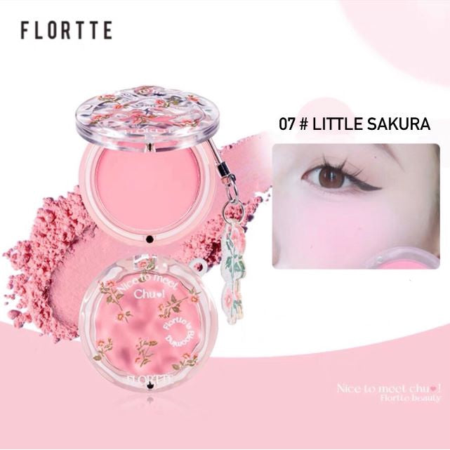 FLORTTE First Kiss Series Blush Flortte 初恋惹系列单色腮红