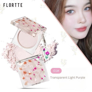 FLORTTE Nice to Meet Chu Pressed Powder Flortte 初恋系列小透明蜜粉饼