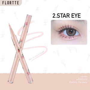 FLORTTE First Kiss Mark Series Lying Silkworm Eyeliner Flortte 初恋马克系列刀锋卧蚕液笔