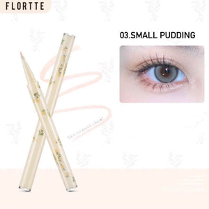 FLORTTE First Kiss Mark Series Lying Silkworm Eyeliner Flortte 初恋马克系列刀锋卧蚕液笔