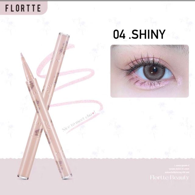 FLORTTE First Kiss Mark Series Lying Silkworm Eyeliner Flortte 初恋马克系列刀锋卧蚕液笔