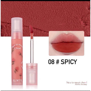 FLORTTE Nice To Meet Chu Matte Lip Mud Flortte 初吻系列初吻霜哑光唇泥