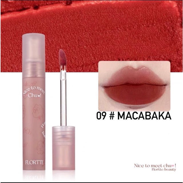 FLORTTE Nice To Meet Chu Matte Lip Mud Flortte 初吻系列初吻霜哑光唇泥