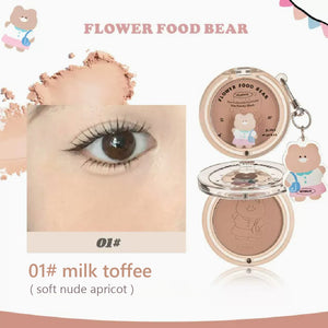 FLORTTE Flower Food Bear Series Blush Flortte 拜托啦花菜熊系列单色腮红