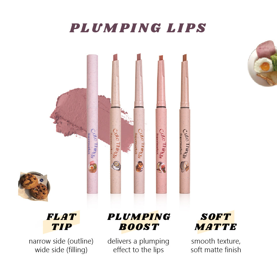 FLORTTE Super Beauty Lip Liner Hold Makeup Shape Lipstick FLORTTE 怪美莉亚系列唇线笔