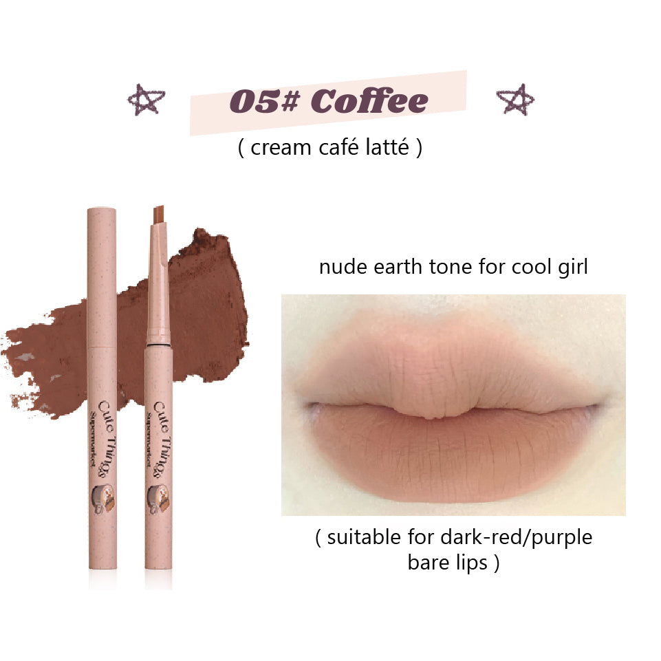 FLORTTE Super Beauty Lip Liner Hold Makeup Shape Lipstick FLORTTE 怪美莉亚系列唇线笔