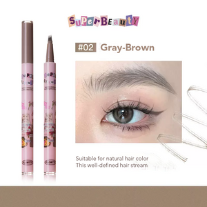 Flortte Liquid Eyebrow Pencil Flortte 怪美莉亚小画家刀锋眉笔