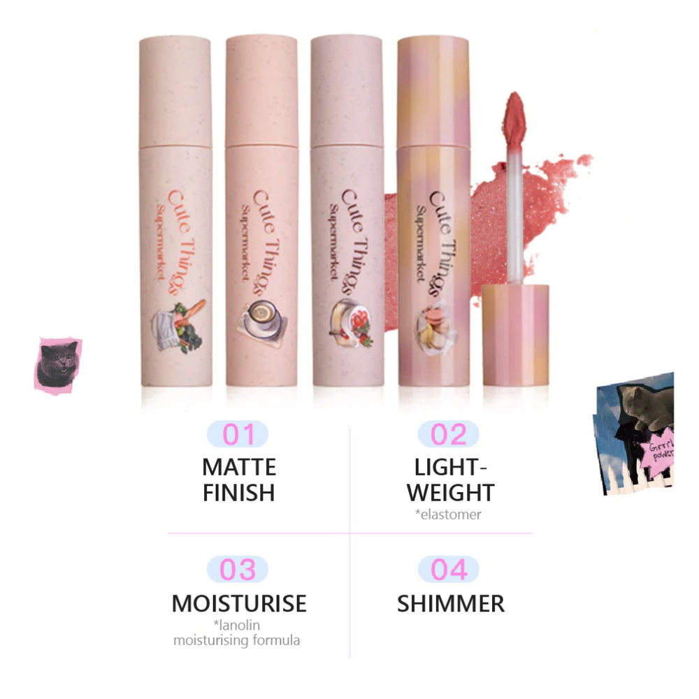 FLORTTE Super Beauty Lip Mud Lipstick FLORTTE 怪美莉亚系列奶糕唇霜