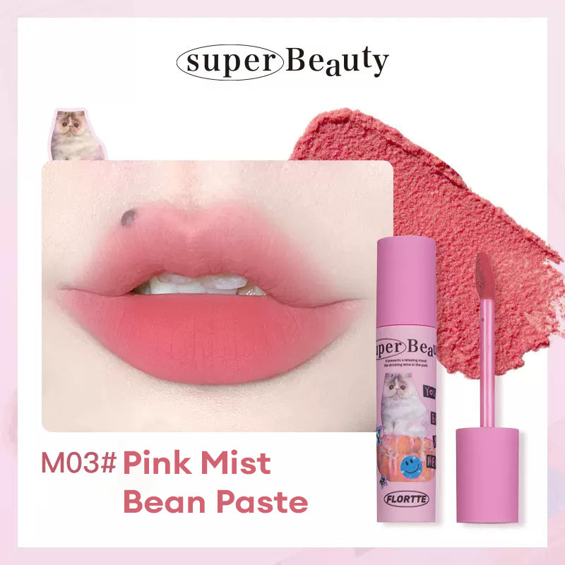 FLORTTE Super Beauty Lip Mud Lipstick FLORTTE 怪美莉亚系列奶糕唇霜