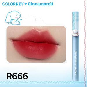 COLORKEY X Cinnamoroll / Hello Kitty Airy Velvet Lip Lacquer and Airy Lip Mirror Series Colorkey珂拉琪玉桂狗/凯蒂猫唇釉丝绒雾面口红