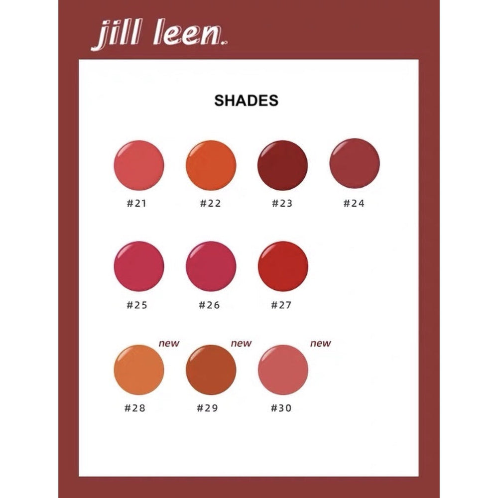 JILL LEEN Soft Matte Liquid Lipstick Jillleen 轻雾哑光唇釉