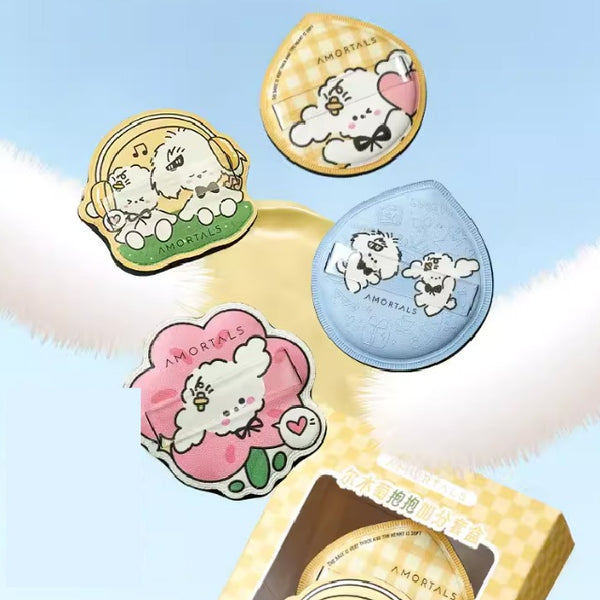 (COCO EXCLUSIVE) AMORTALS Puppy Powder Puff Air Cushion 尔木萄狗狗粉扑气垫 抱抱加分棉花糖粉扑