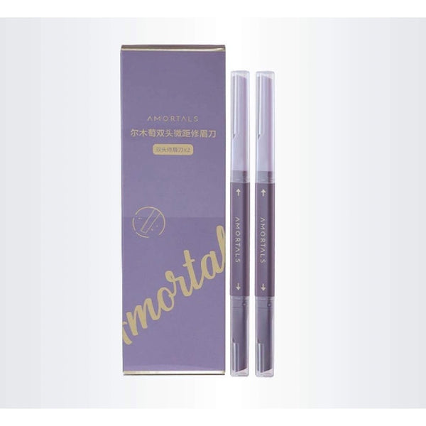 (COCO EXCLUSIVE) AMORTALS x Wiggle Double Headed Eyebrow Trimmer 尔木萄Wiggle联名双头修眉刀 刮眉刀工具