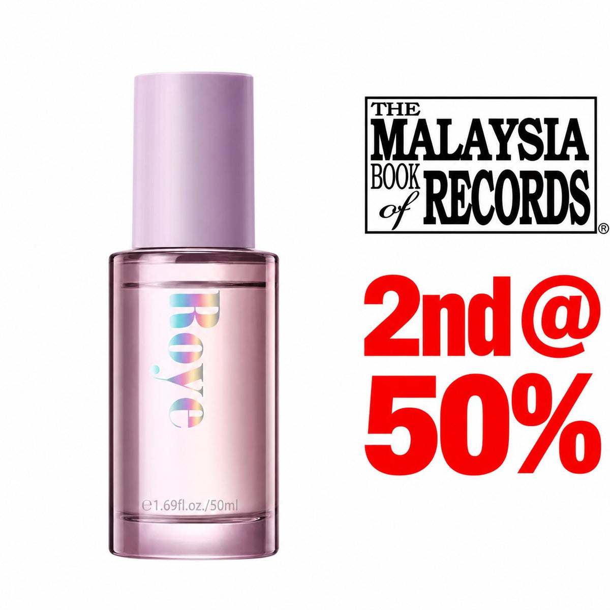 ROYE Hair Care Essential Oil (20ml) — 2nd @ 50% | Malaysia Book of Records