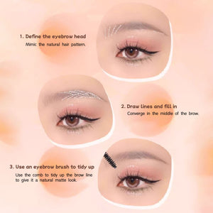 HOLD LIVE Natural Soft Mist Eyebrow Pencil Long Lasting Waterproof Holdlive 自然柔雾眉笔 防水防汗持久