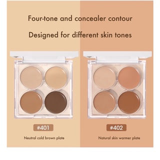 GOGO TALES Creamy Lasting Contour & Concealer Palette Gogotales