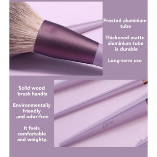 MSQ Purple Lavender Makeup Brush Set 魅丝蔻11支薰衣草化妆刷套装全套 (11 Pcs)